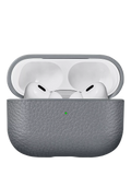 WOOLNUT Leather Case for Airpods Pro (2nd generation), Grey