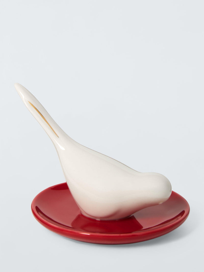 John Lewis bird ring holder red, UK version