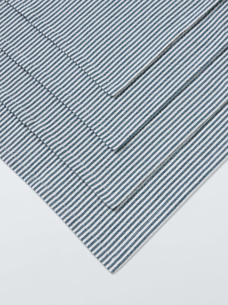 John Lewis Leckford seersucker napkins set of 4 blue, UK version