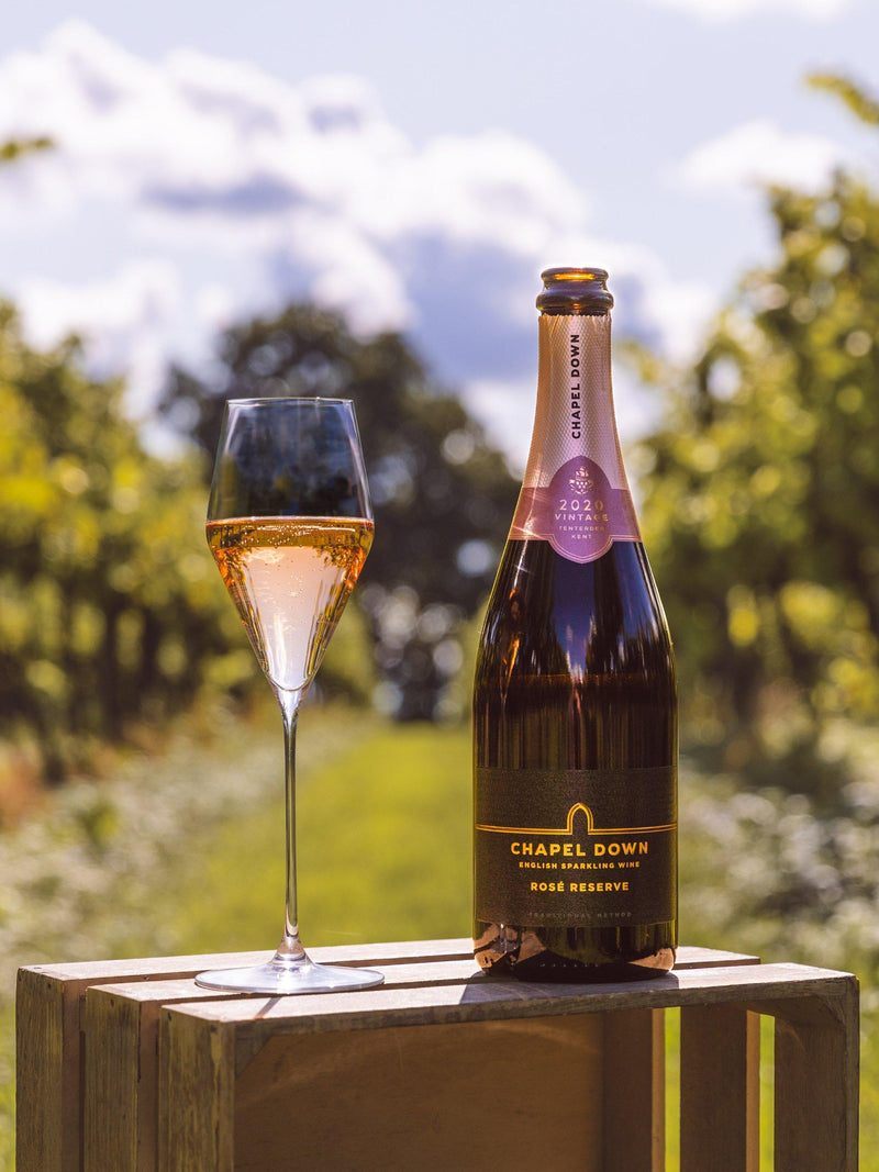 Chapel Down Rosé Reserve 2021 English sparkling wine 75cl - British product