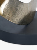 Libra Interiors abstract sculpture antique bronze H39.5cm, imported from the UK
