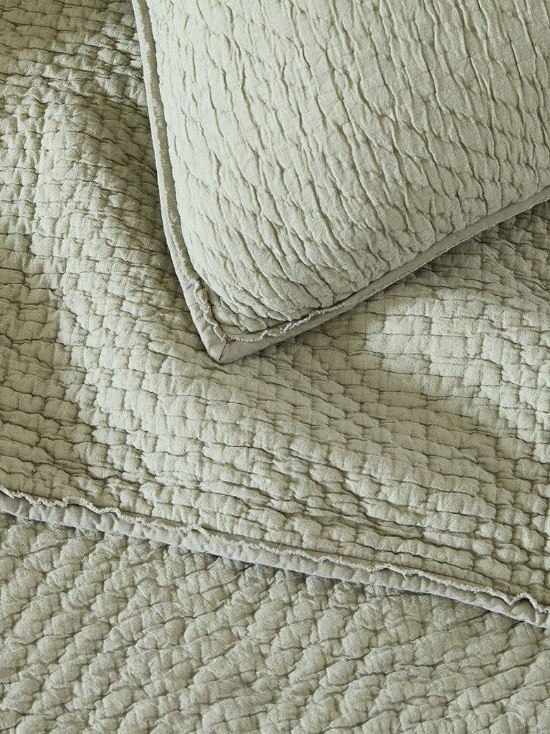 West Elm Reflections Cotton Matelasse Bedspread Super King (British brand)