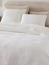 John Lewis West Elm Reflections Cotton Matelasse Bedspread Super King- Buy online at McGrocer