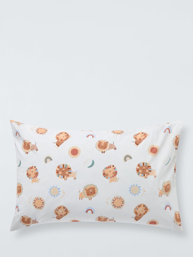 John Lewis kids lion print duvet cover set single pure cotton, UK version