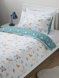 John Lewis kids space duvet set single pillowcase, imported from the UK