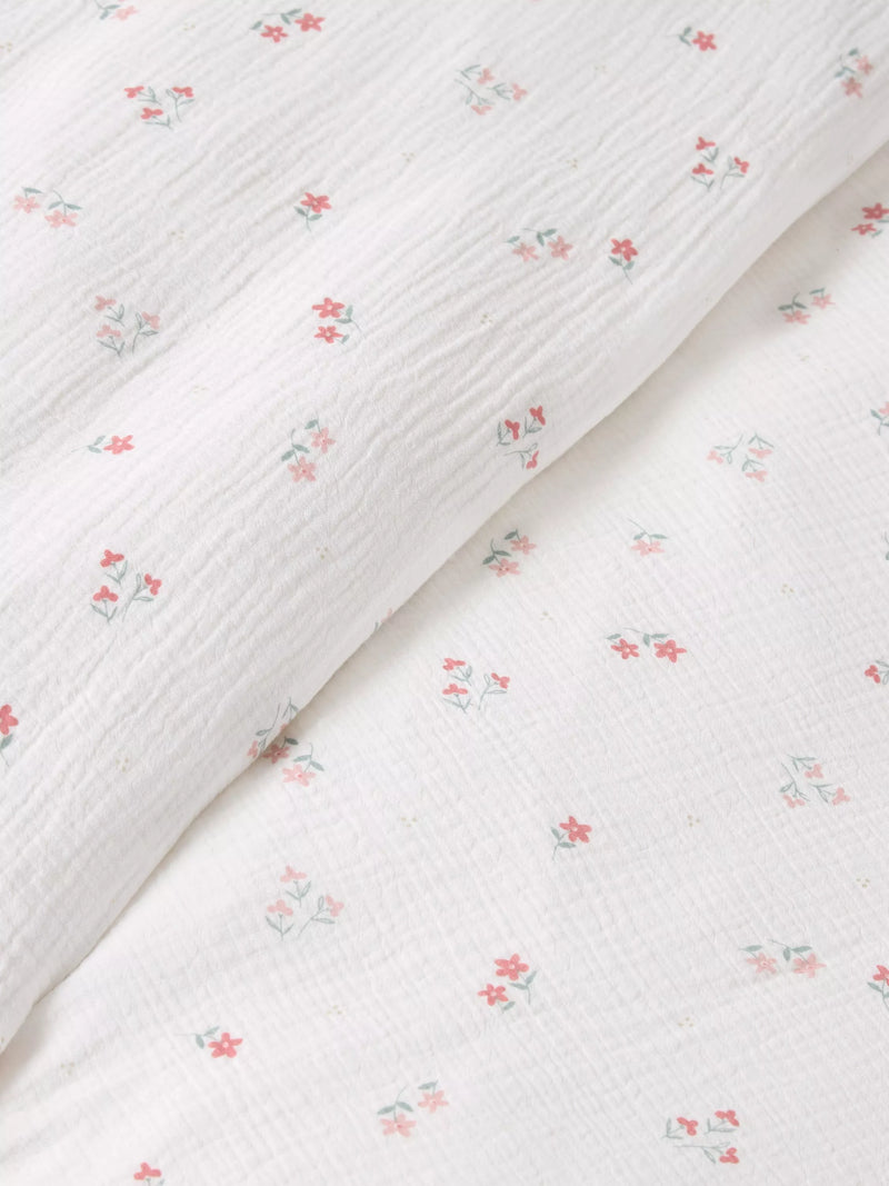 John Lewis kids primrose ruffle cotton duvet set white, UK version