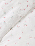 John Lewis kids primrose ruffle cotton duvet set white, UK version
