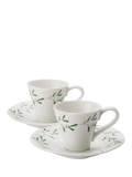 Sophie Conran Portmeirion mistletoe espresso cup saucer 80ml - British product