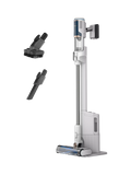 Shark cordless vacuum cleaner in White, Navy and Brass, imported from the UK