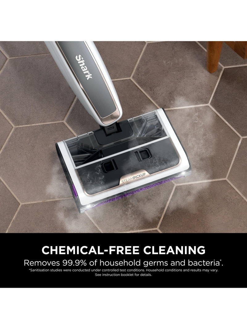 Shark 3-in-1 Steam Floor Cleaner in White (British brand)