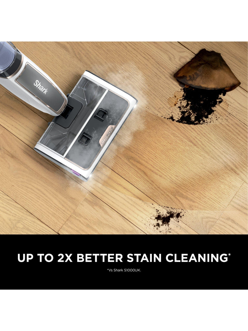 Shark 3-in-1 Steam Floor Cleaner in White (British brand)