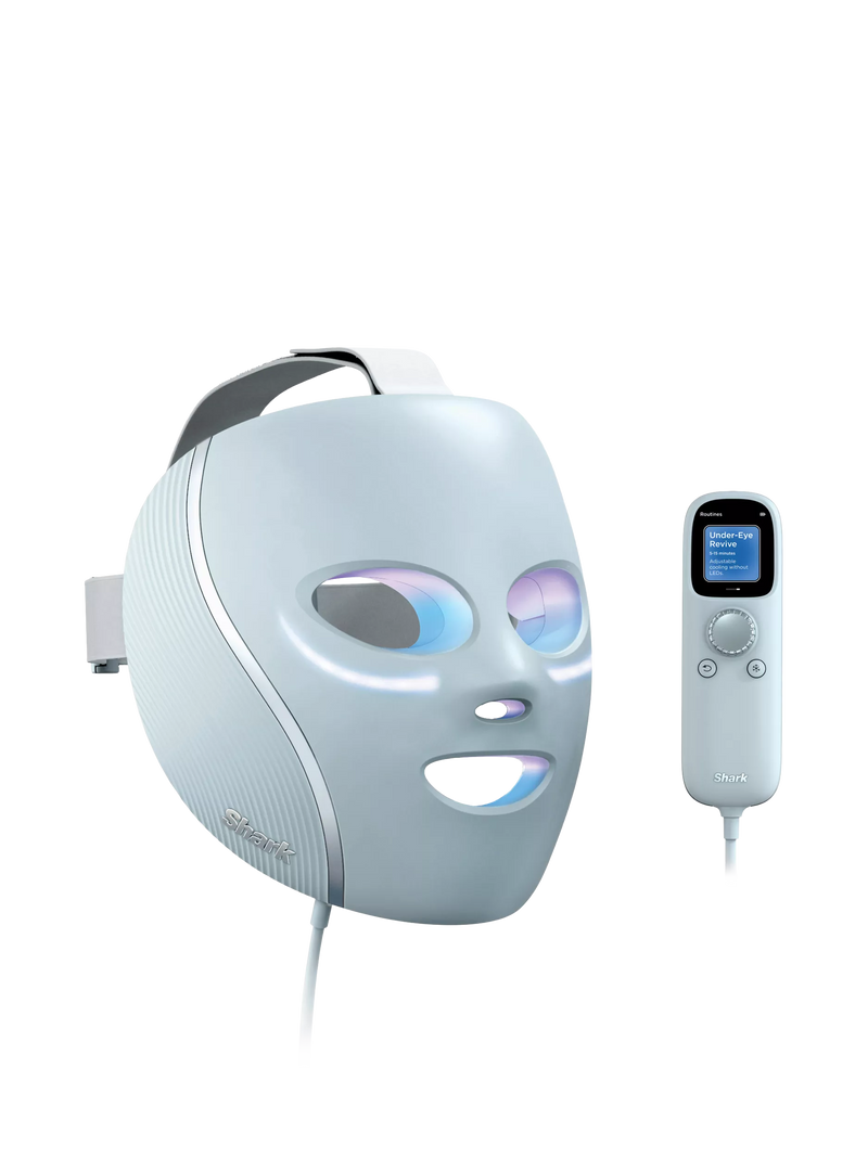 Shark CryoGlow LED Anti-Aging-Maske mit Fernbedienung, importiert aus dem Vereinigten Königreich