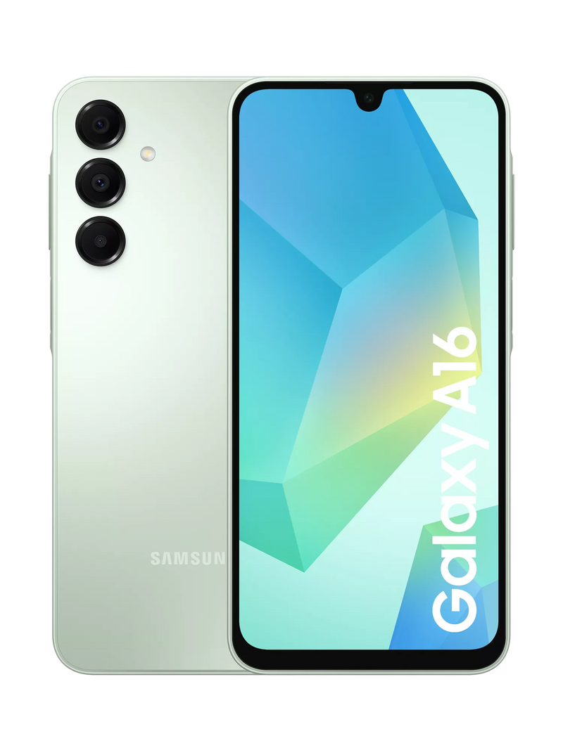 Samsung Galaxy A16 Smartphone, Android, 6.7”, 4GB RAM, 4G, SIM Free, 128GB, Light Green