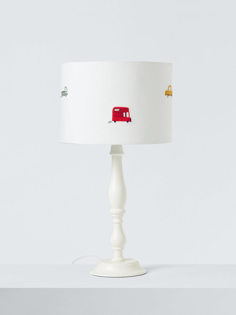 John Lewis cotton transport lampshade 25cm, UK version