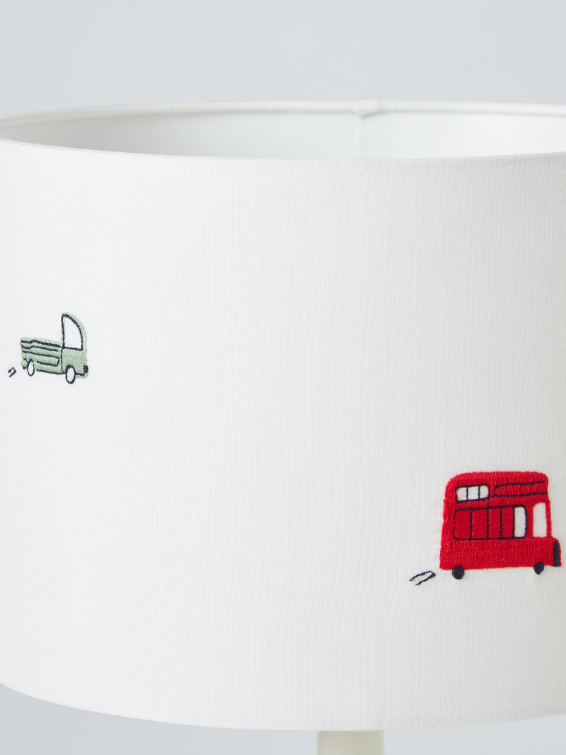 John Lewis cotton transport lampshade 25cm, UK version