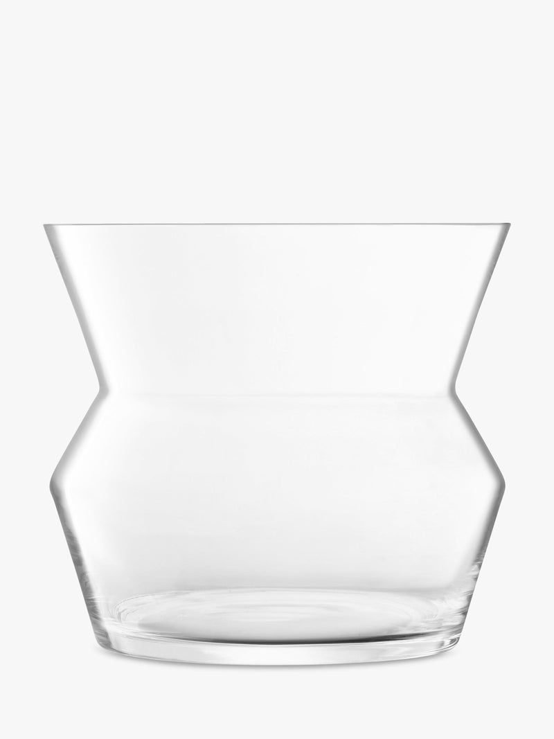 LSA International Sculpt Glass Lantern Holder Small 23cm, UK version