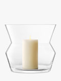 LSA International Sculpt Glass Lantern Holder Small 23cm, UK version