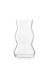 LSA International Sculpt Vase/Lantern Large Glass Vase and Lantern H36cm