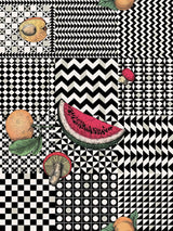 John Lewis Cole & Son Frutta e Geometrico Wallpaper W52 x D10cm- Buy online at McGrocer