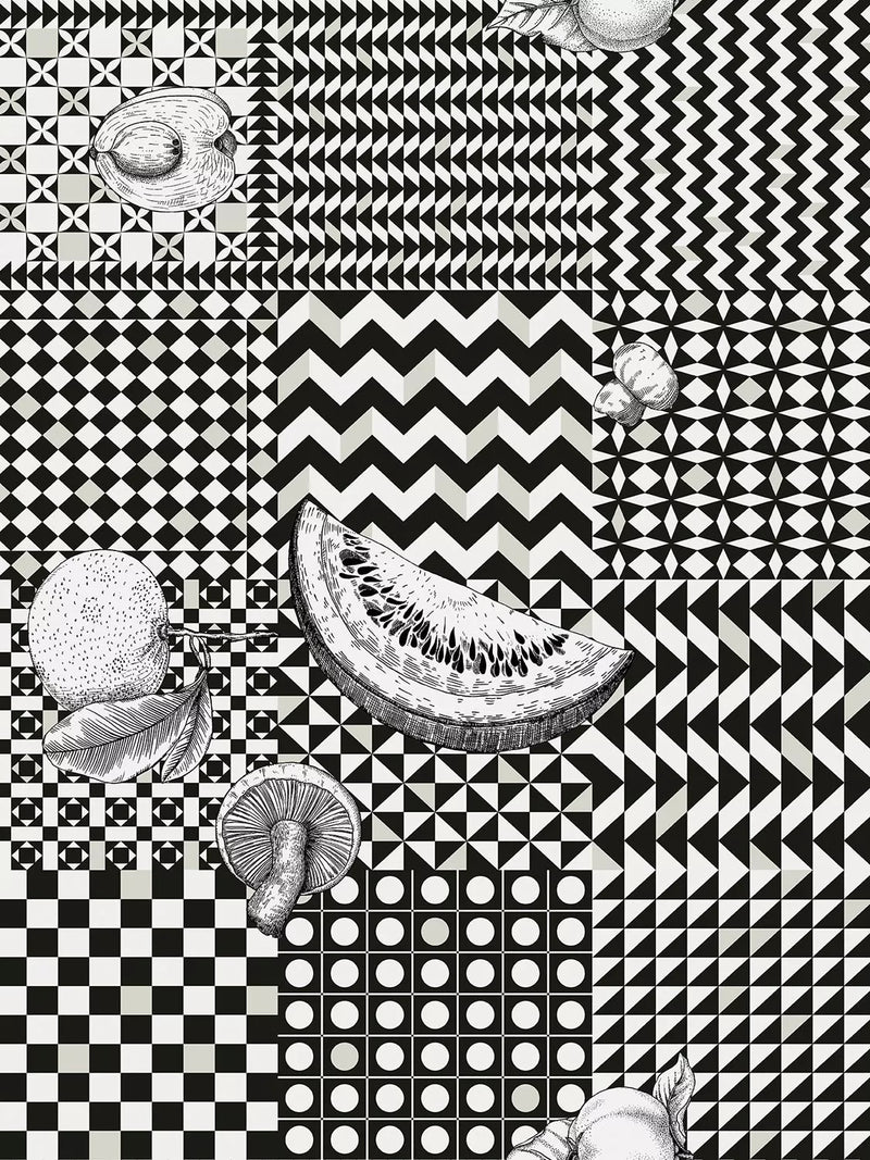 Cole & Son Frutta e Geometrico Wallpaper, 123/6030