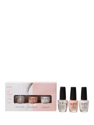 Complete French Manicure Kit with 3-in-1 Treatment and Two Lacquers, 3 x 15ml