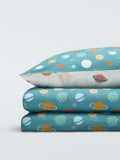 John Lewis rockets planets reversible duvet cover set single, UK version