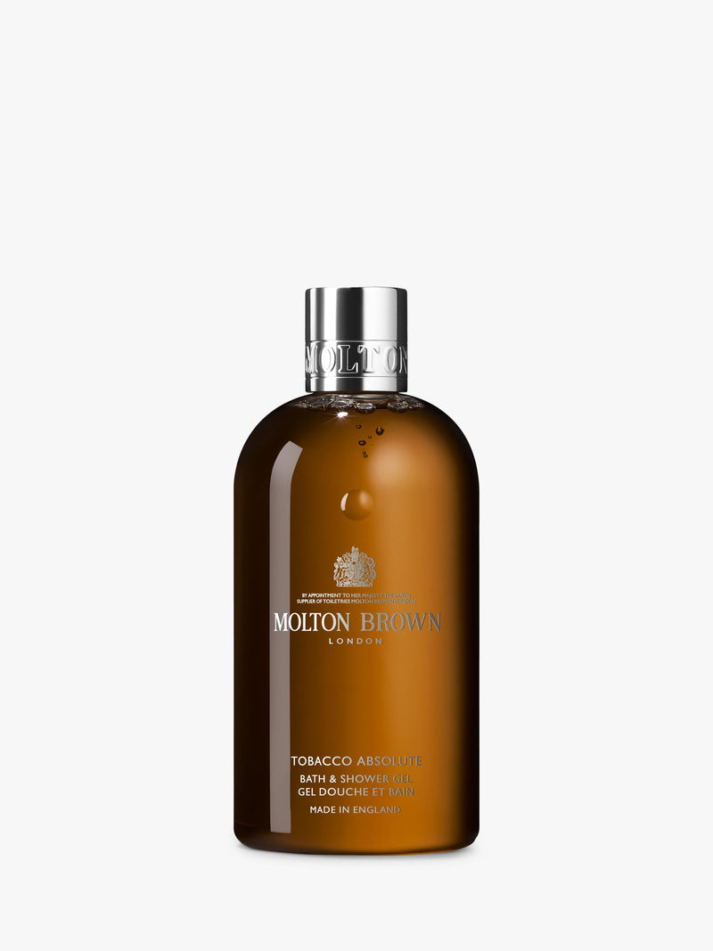 Molton Brown Tobacco Absolute Bath & Shower Gel 300ml, imported from the UK