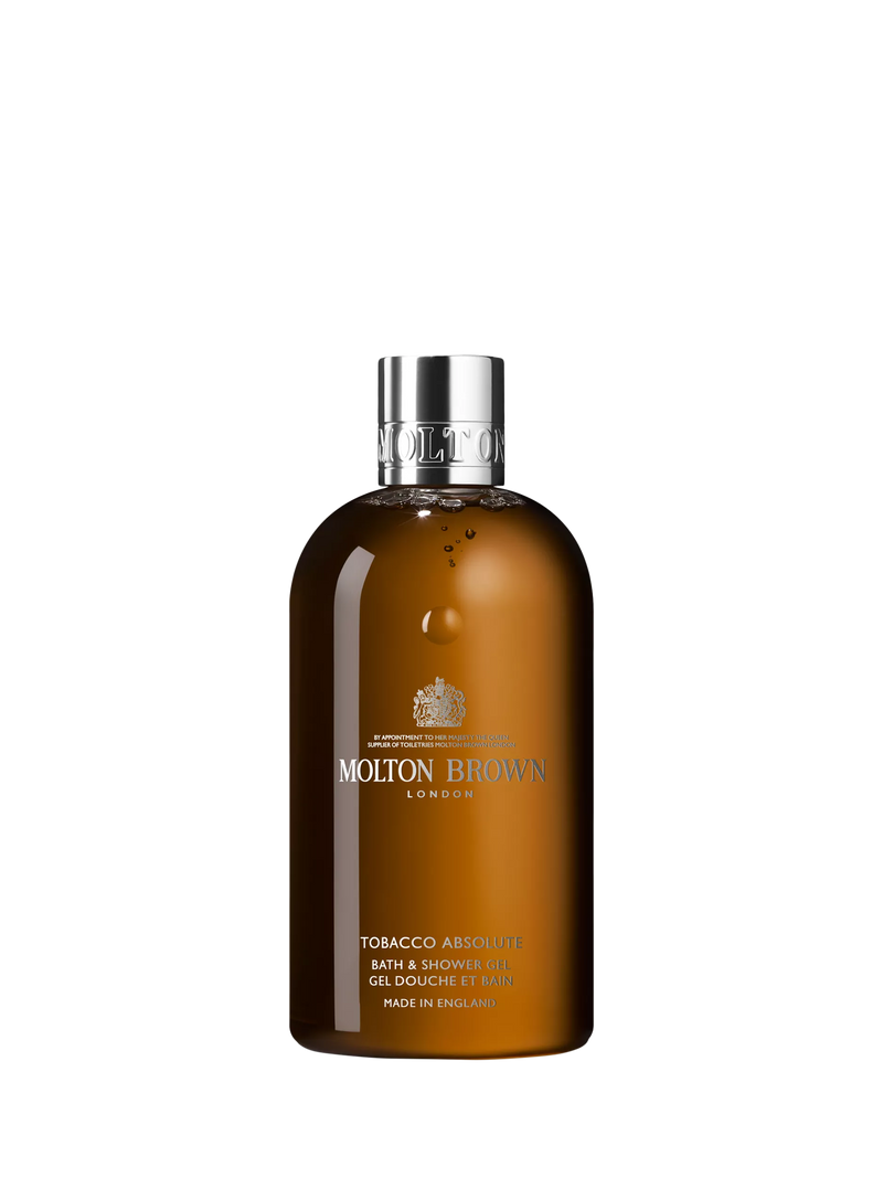 Molton Brown Tobacco Absolute Bath & Shower Gel 300ml, imported from the UK