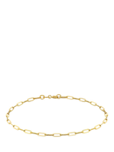 John Lewis IBB 9ct Gold Paper Chain Bracelet- Buy online at McGrocer
