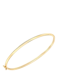 IBB 9ct gold patterned edge bangle - British product