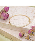 IBB 9ct gold patterned edge bangle - British product