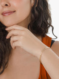IBB 9ct gold patterned edge bangle - British product