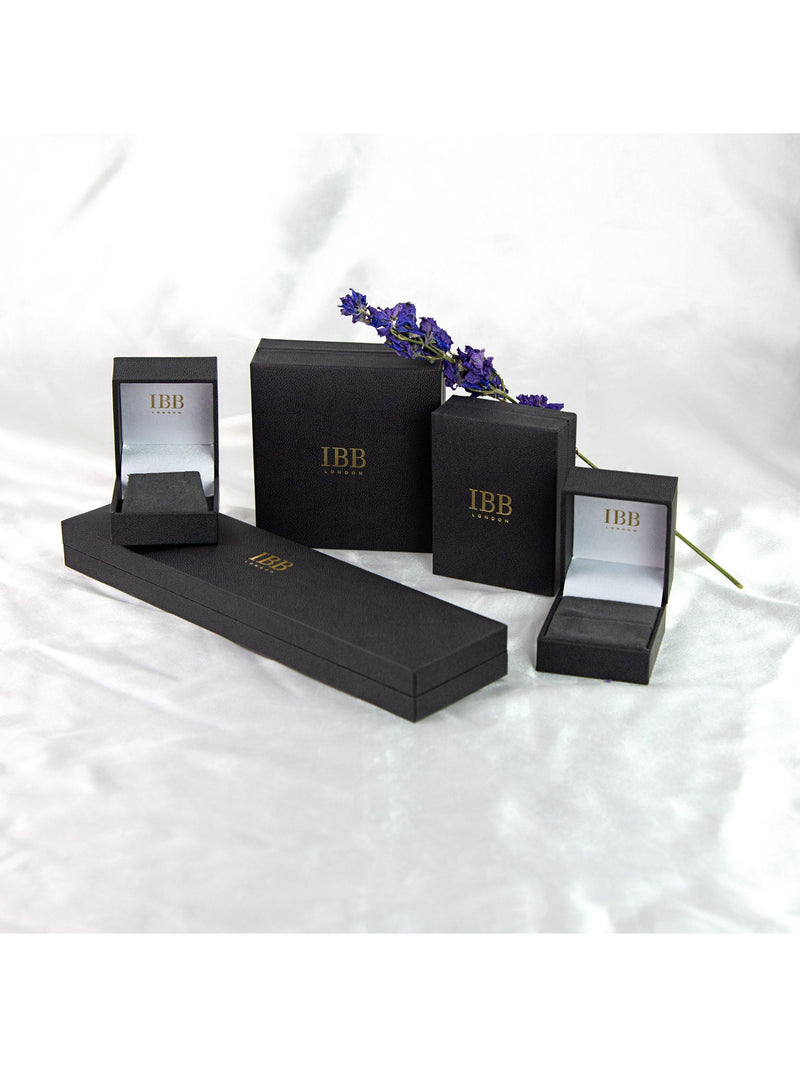 IBB 9ct gold patterned edge bangle - British product