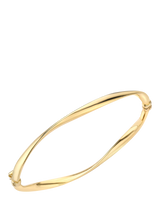 John Lewis IBB 9ct Gold Organic Tube Bangle- Buy online at McGrocer
