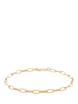 John Lewis IBB 18ct Gold Paper Chain Bracelet 19cm- Buy online at McGrocer
