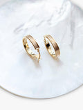 IBB 9ct gold creole hoop earrings 2.1cm, imported from the UK