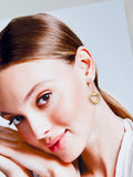 IBB 9ct gold heart drop earrings from Italy, UK version