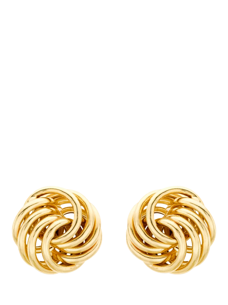IBB rose stud earrings 1cm diameter (British brand)