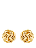 IBB rose stud earrings 1cm diameter (British brand)