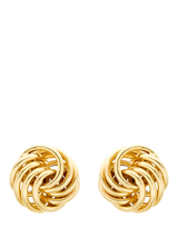 John Lewis IBB 18ct Gold Rose Stud Earrings- Buy online at McGrocer