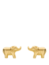 John Lewis IBB 18ct Gold Baby Elephant Stud Earrings- Buy online at McGrocer