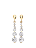 IBB cubic zirconia drop earrings - British product