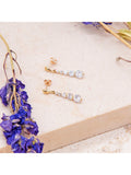 IBB cubic zirconia drop earrings - British product
