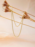 IBB 9 carat gold rope chain necklace 46cm, UK version