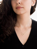 IBB 9ct gold twist circle trace chain necklace - British product