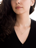 IBB 9ct gold twist circle trace chain necklace - British product