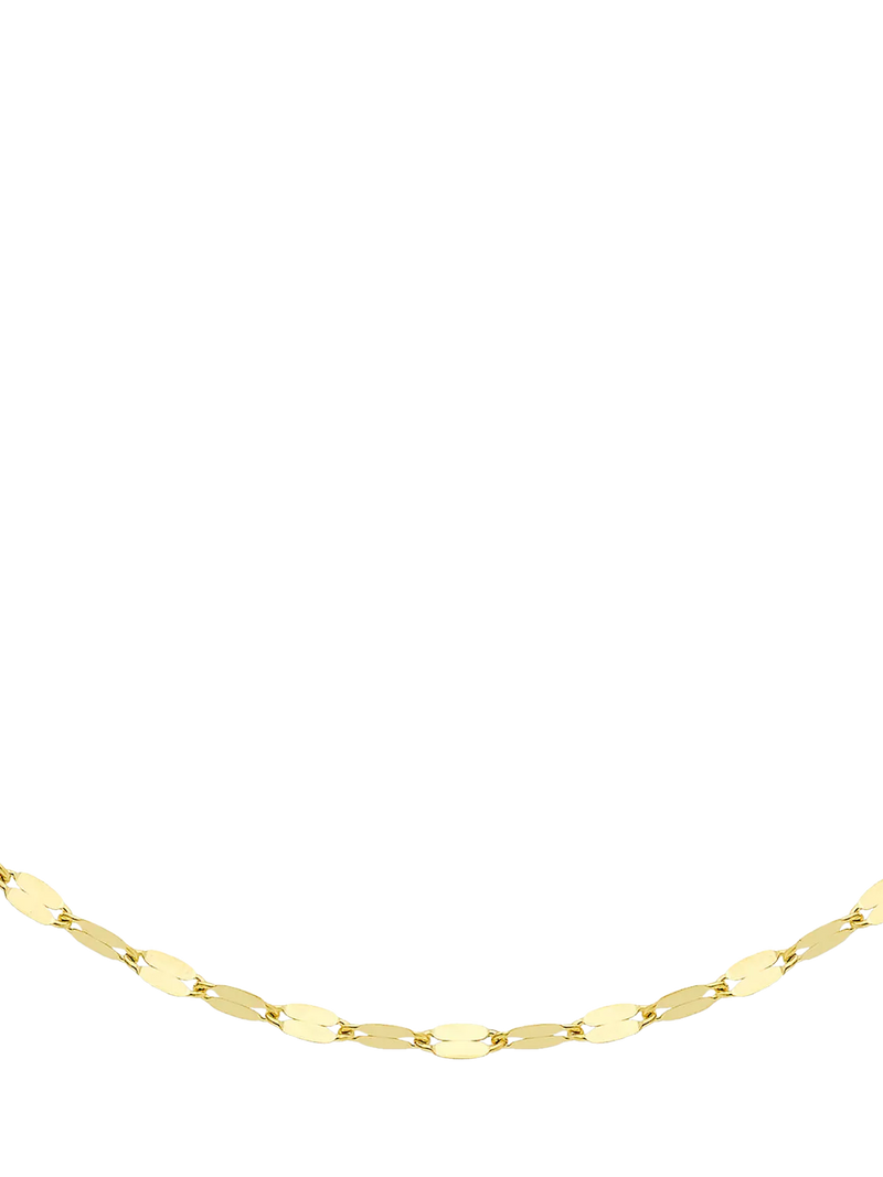 IBB 9ct gold forzatina chain necklace 46cm, imported from the UK