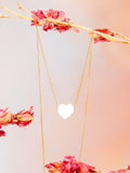 IBB 9ct gold heart pendant necklace (British brand)