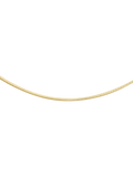 IBB 18ct gold mini round snake chain necklace, UK version