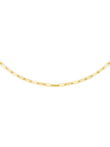 John Lewis IBB 18ct Gold Paper Chain Necklace, 46cm- Buy online at McGrocer